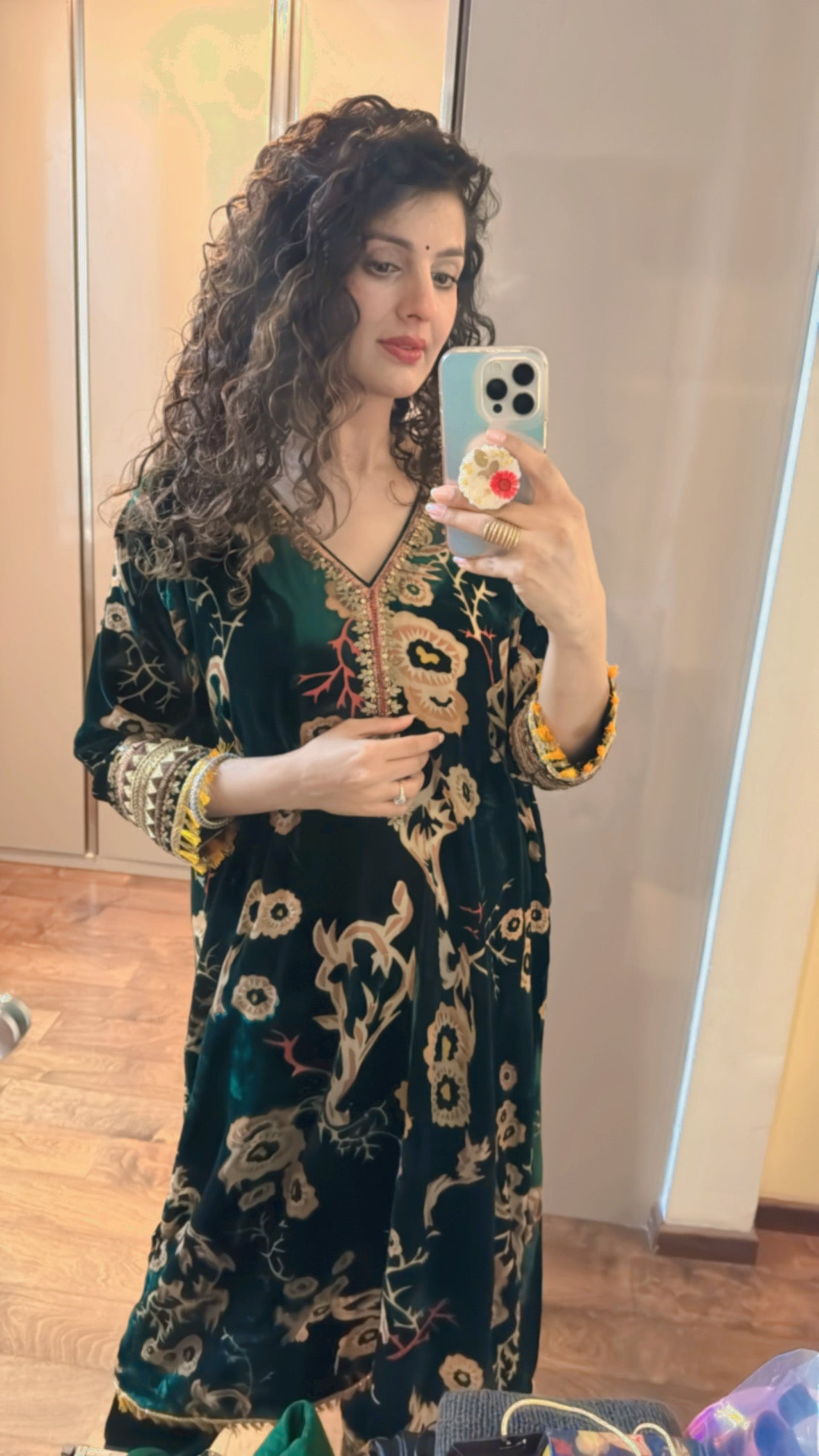 Green Velvet Suit