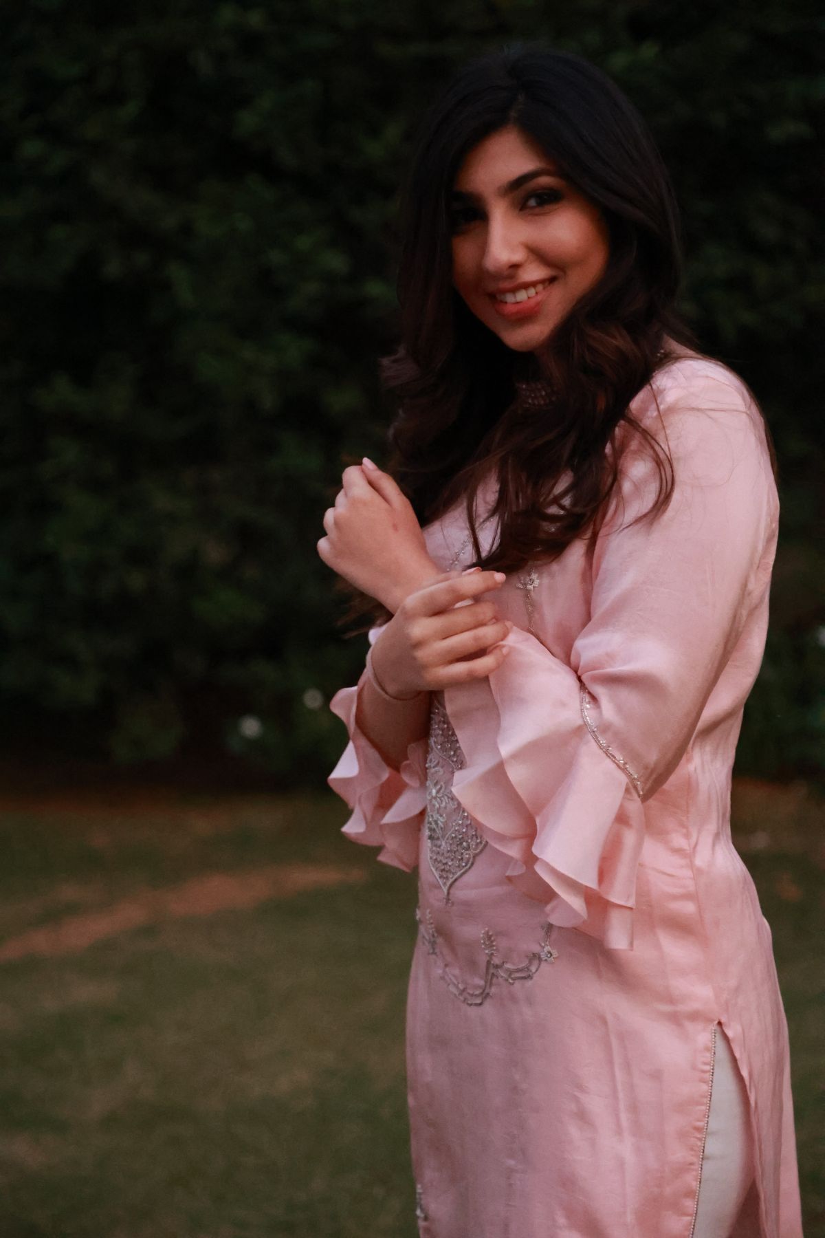 Dew Drop Rose Kurti Set