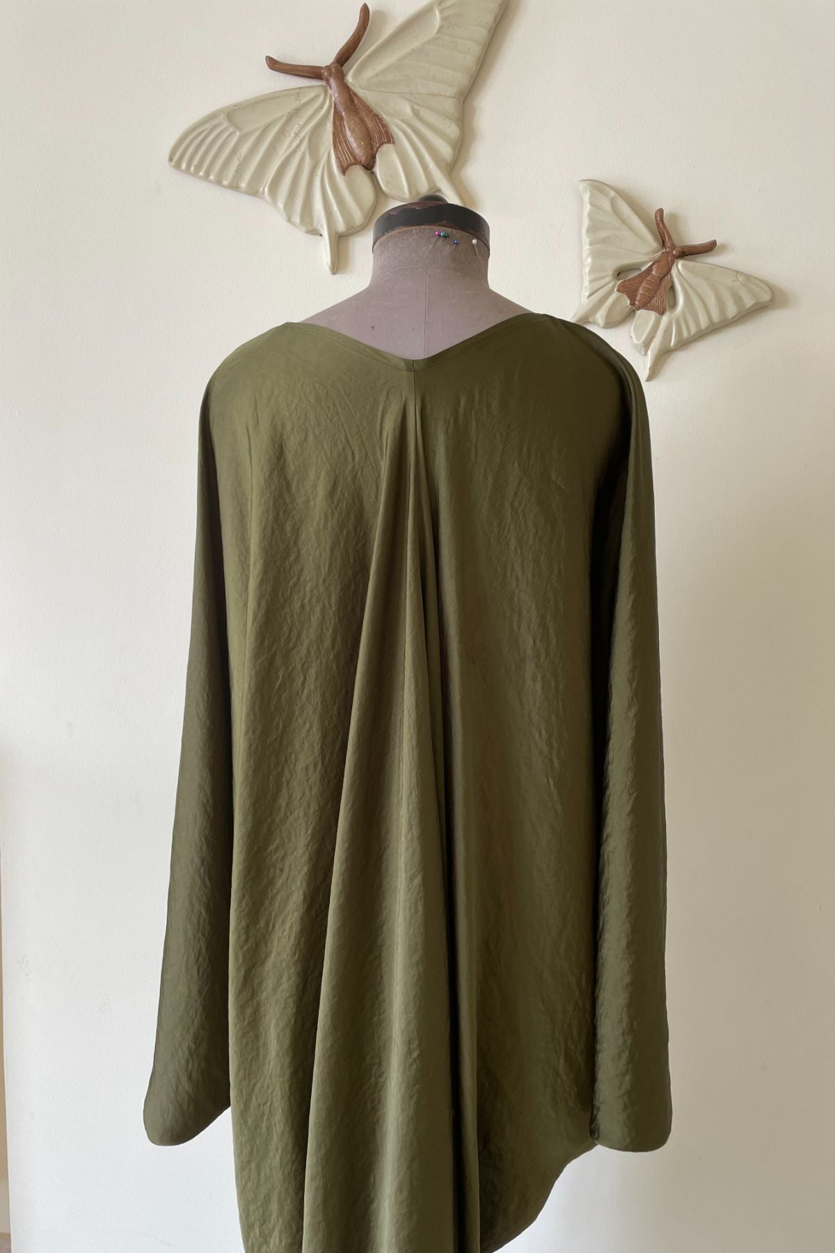 Olive Kaftan Dress