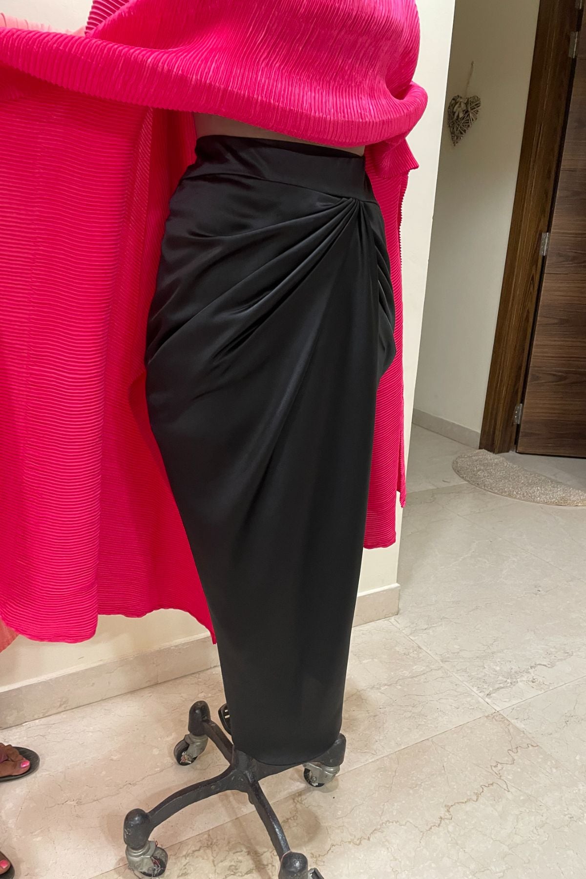 Pleated Cape/ Skirt