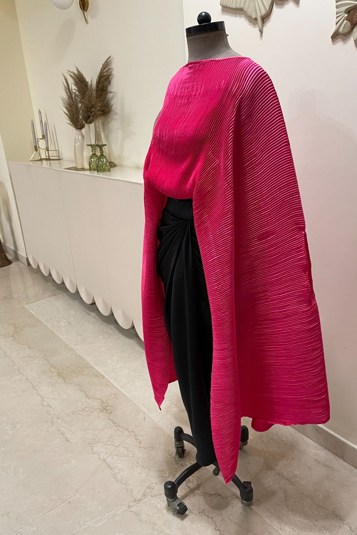 Pleated Cape/ Skirt