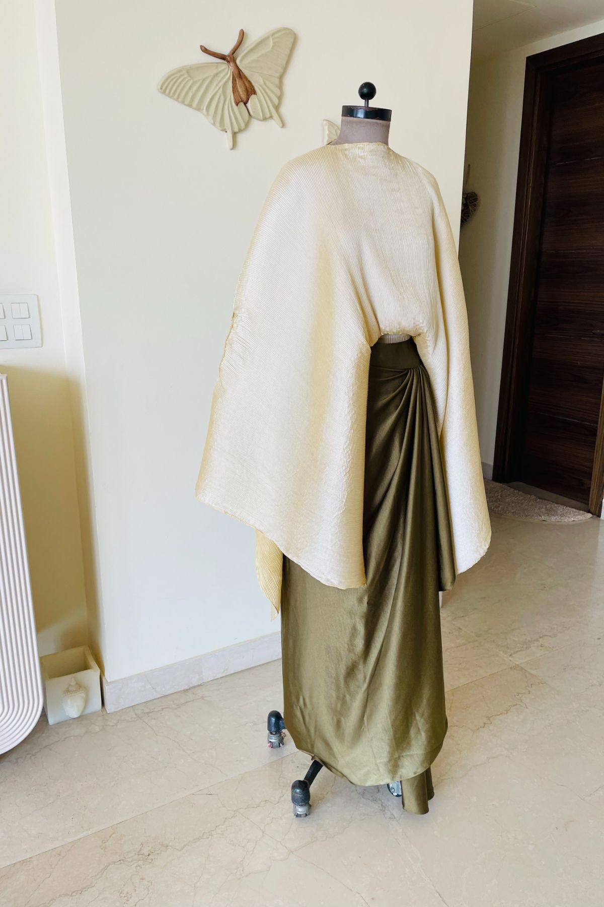Pleated Cape/ Skirt