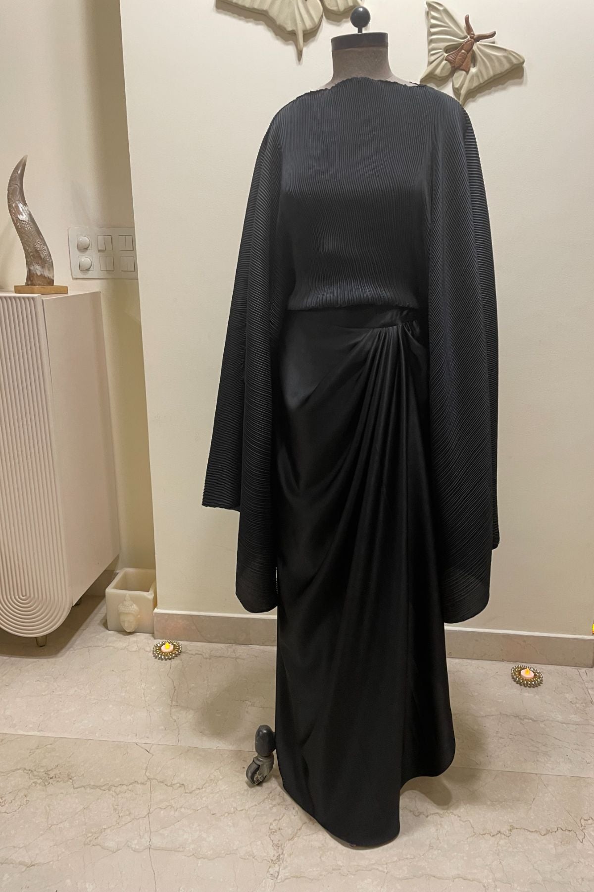 Pleated Cape/ Skirt