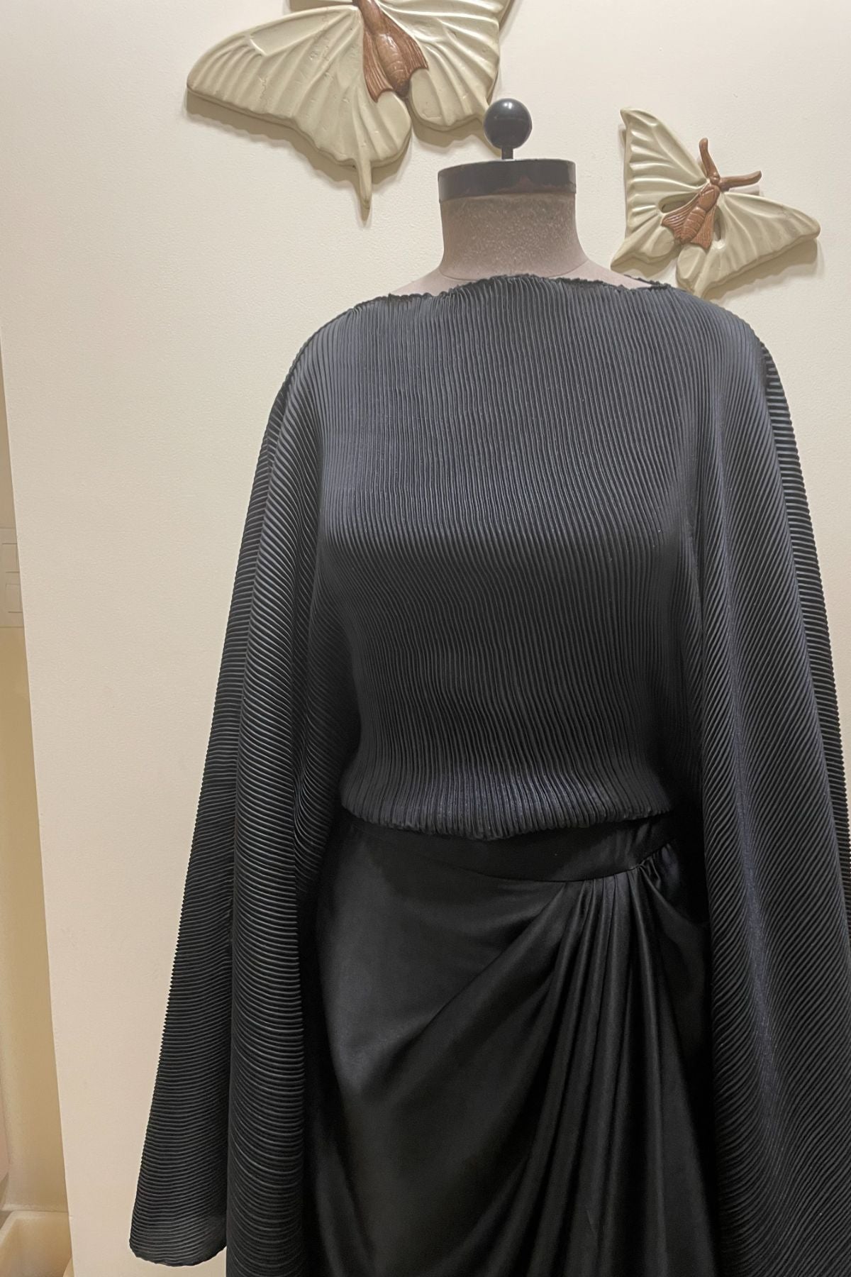 Pleated Cape/ Skirt