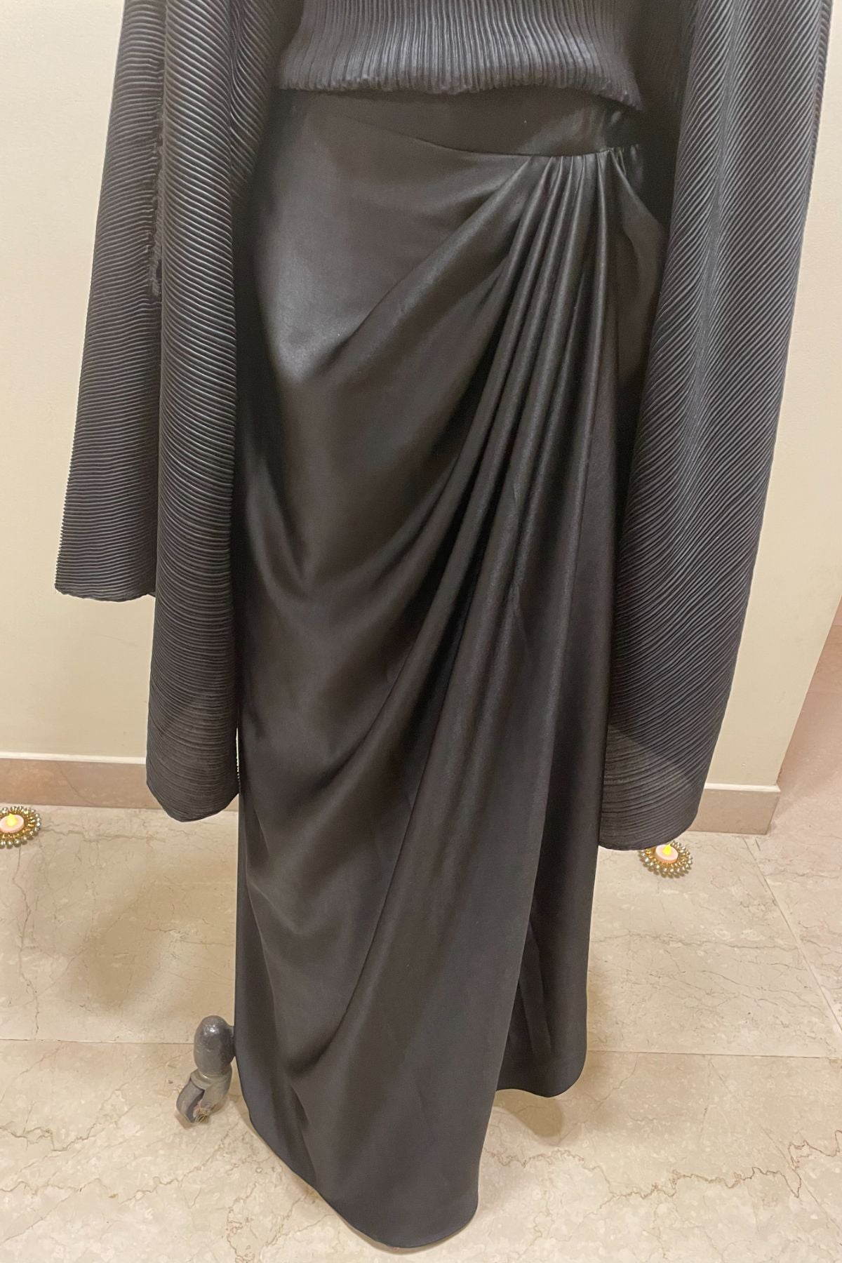 Pleated Cape/ Skirt