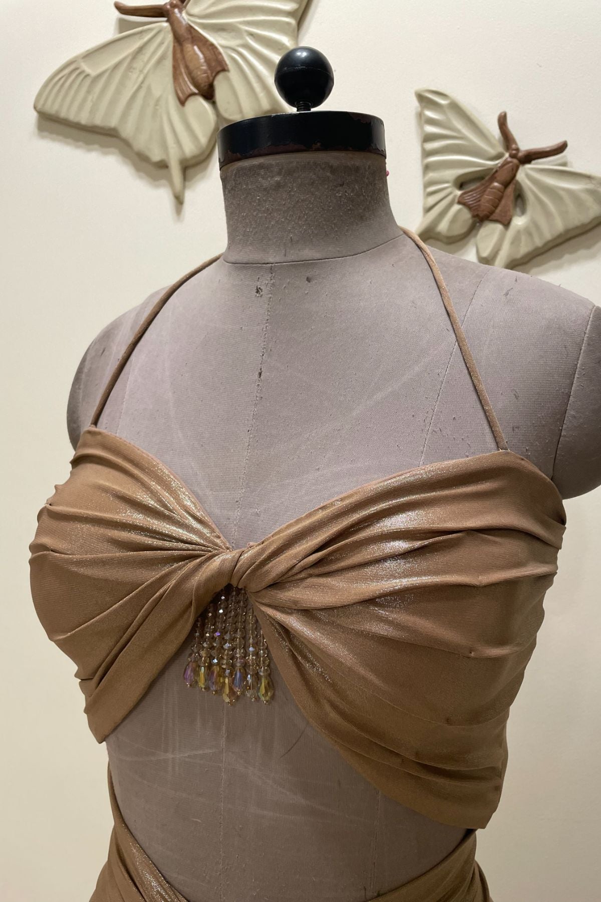 Gold Lycra Dress