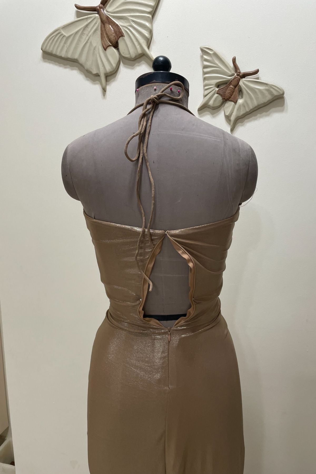 Gold Lycra Dress
