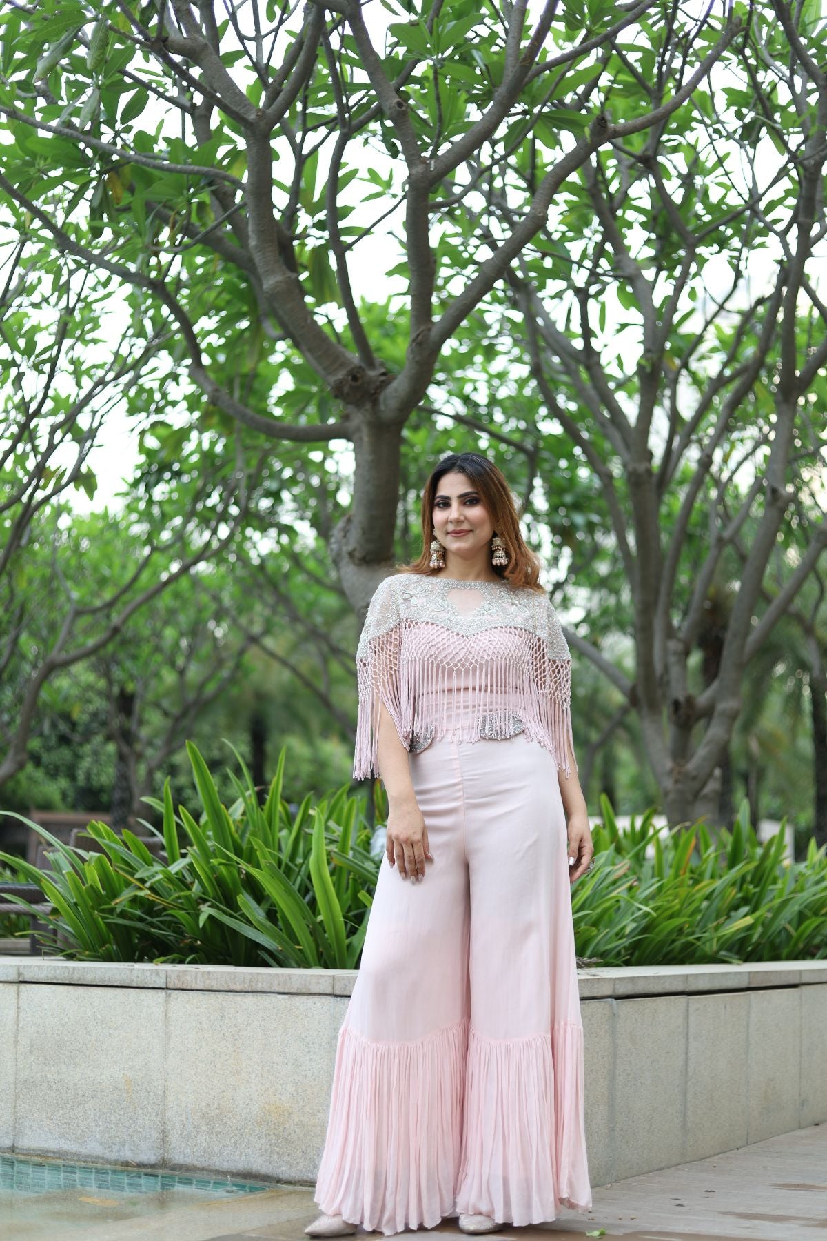 Pink Jumpsuit without Cape