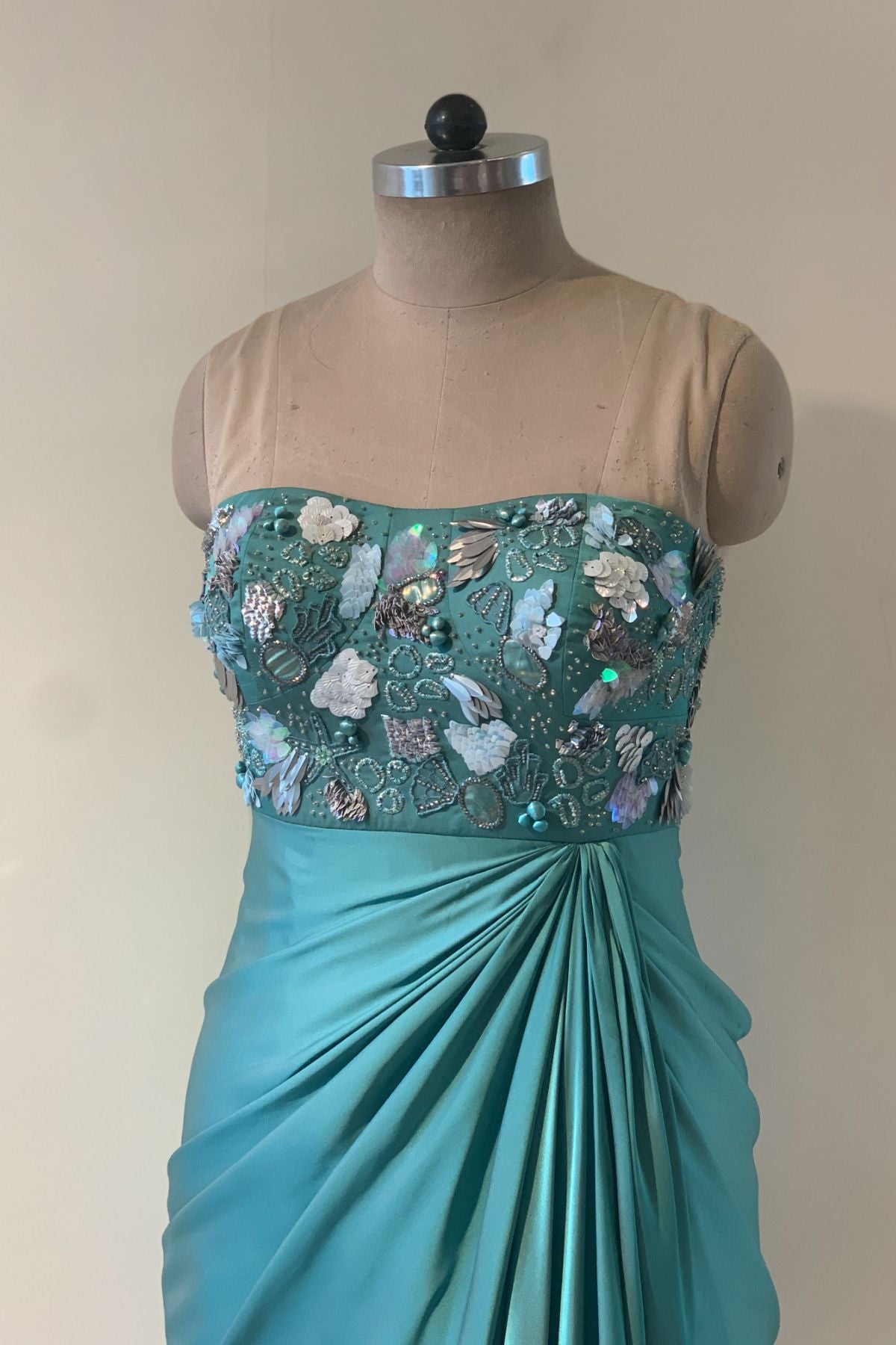 Ocean Drape Gown