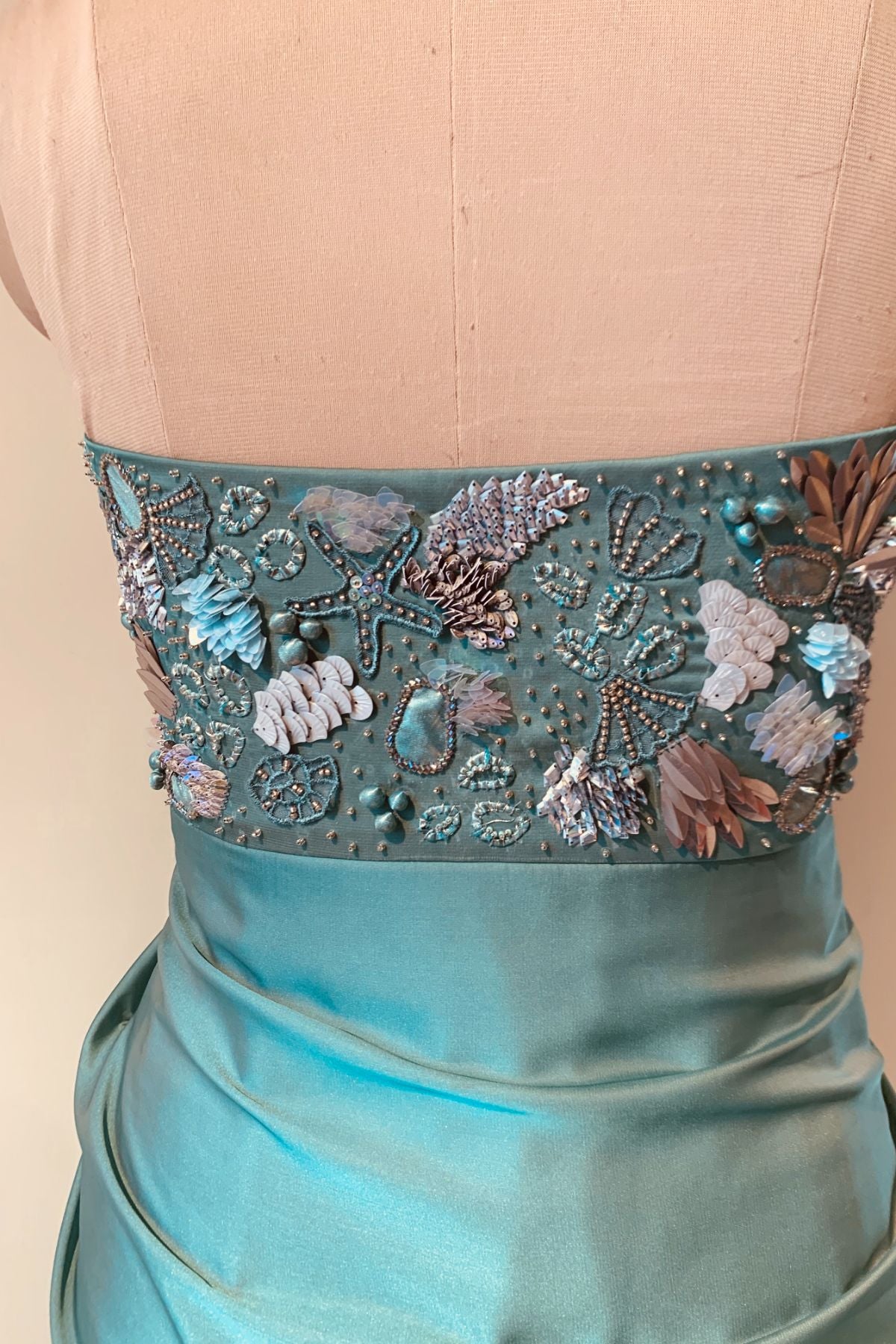 Ocean Drape Gown