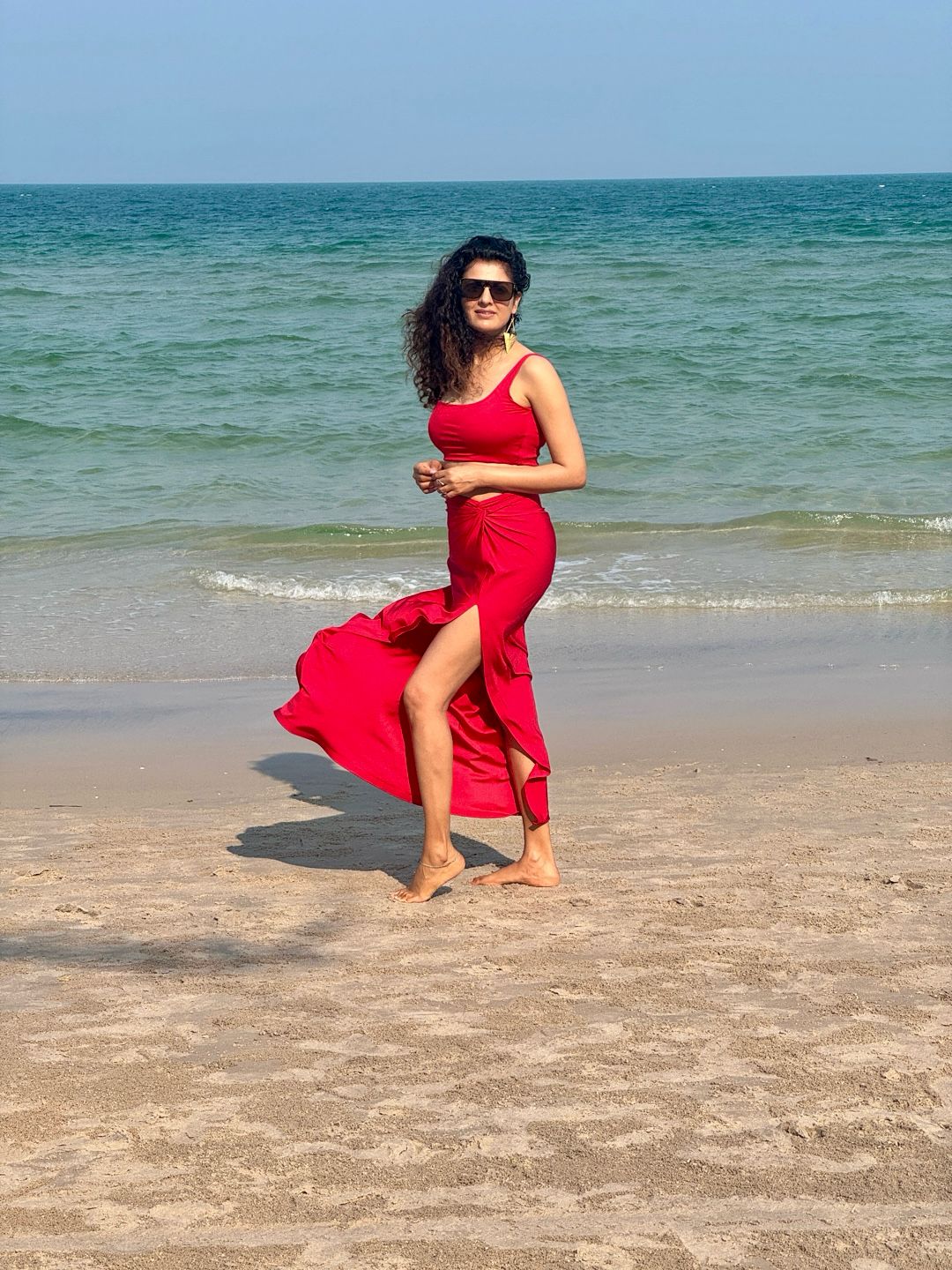 Red co- ord set