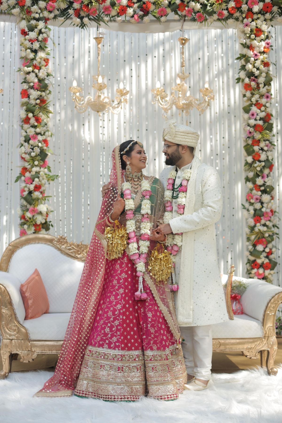 Fuchsia Bridal Lehenga