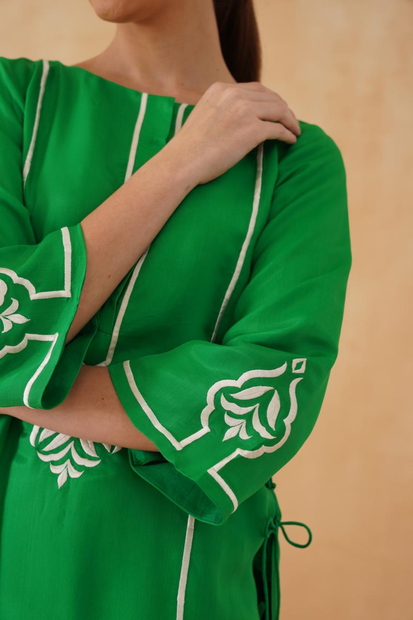 Green Kurta Set