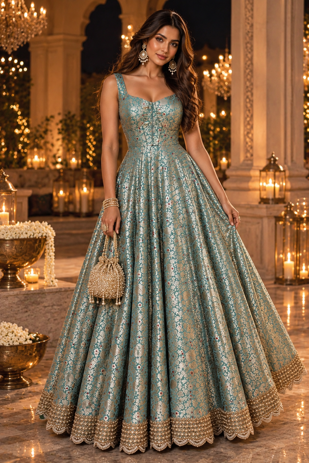 Brocade Gown
