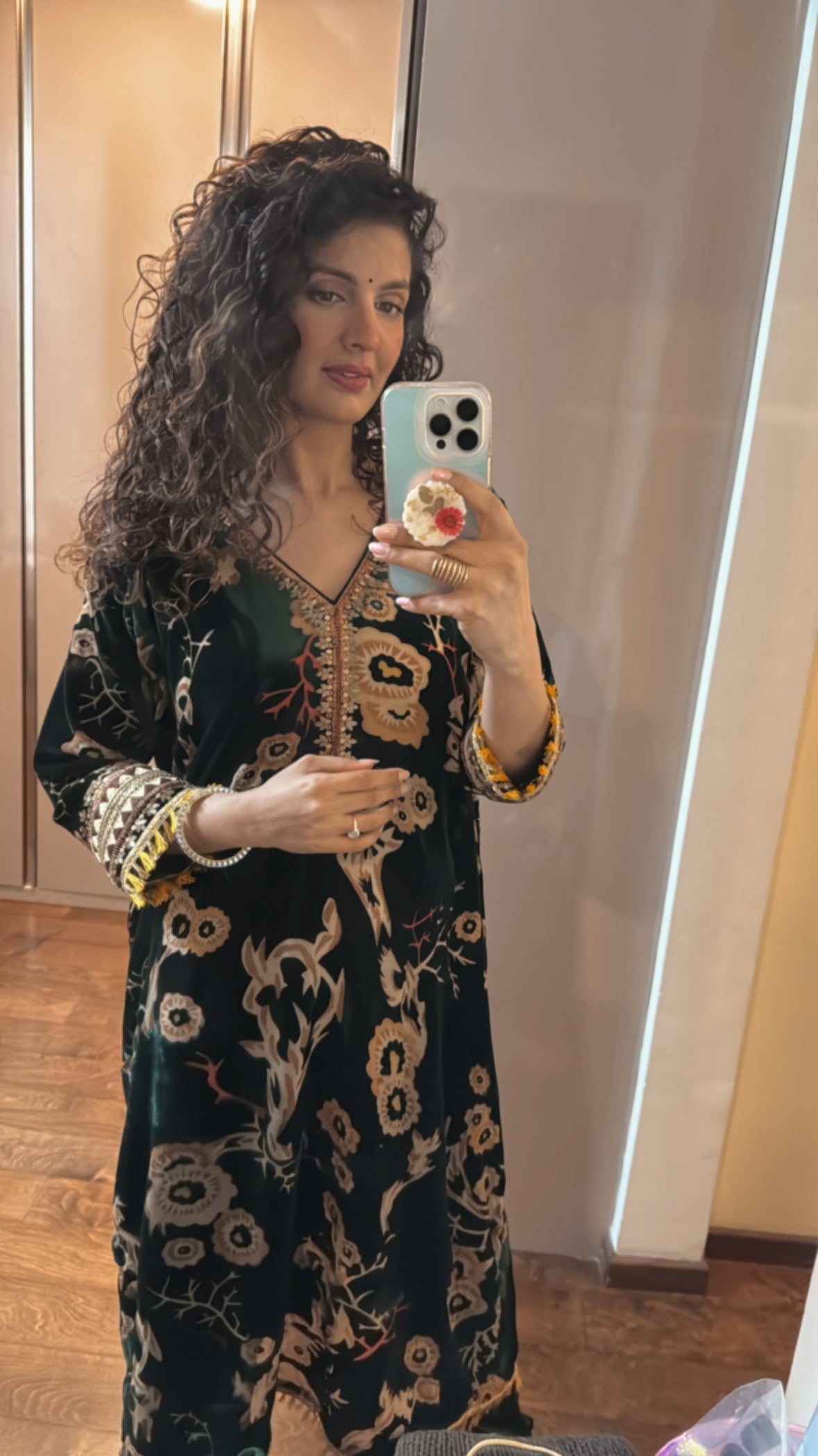 Green Velvet Suit