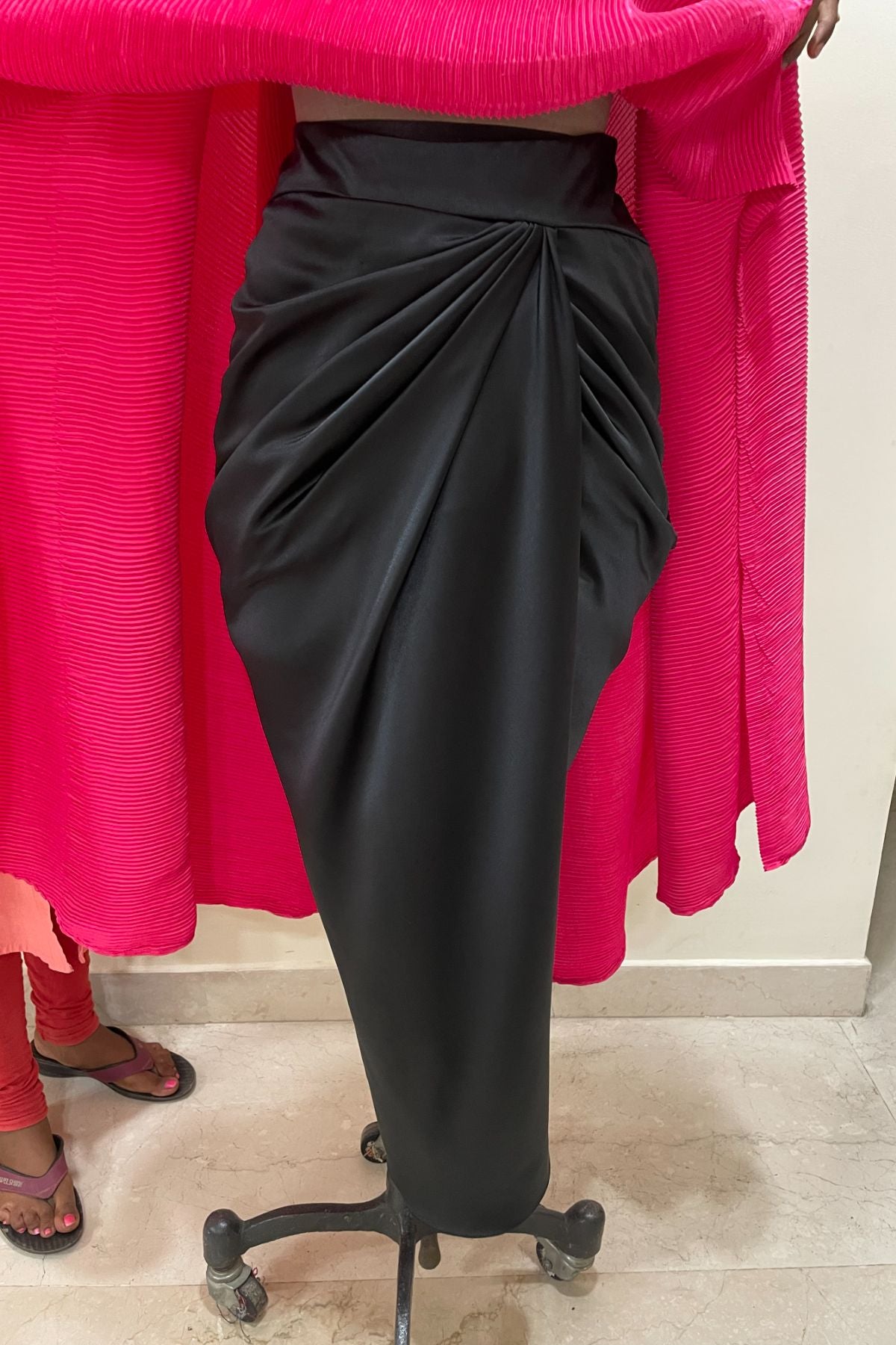 Pleated Cape/ Skirt