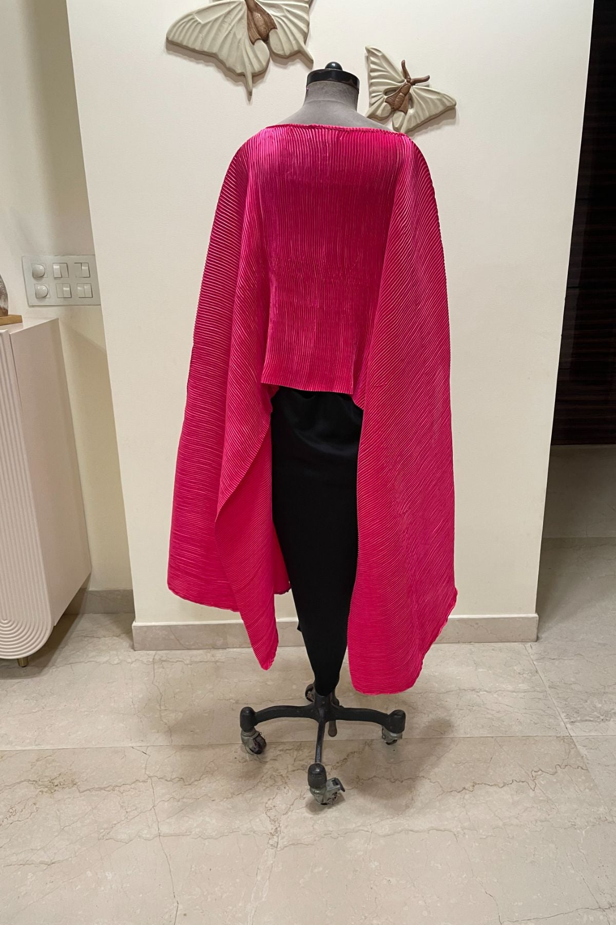 Pleated Cape/ Skirt