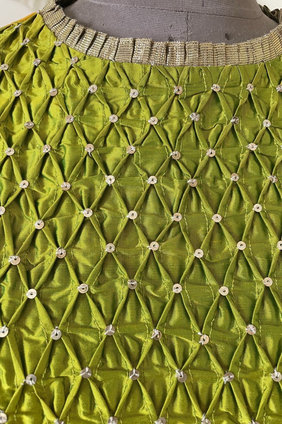 Hand Smocked Tuck Suit