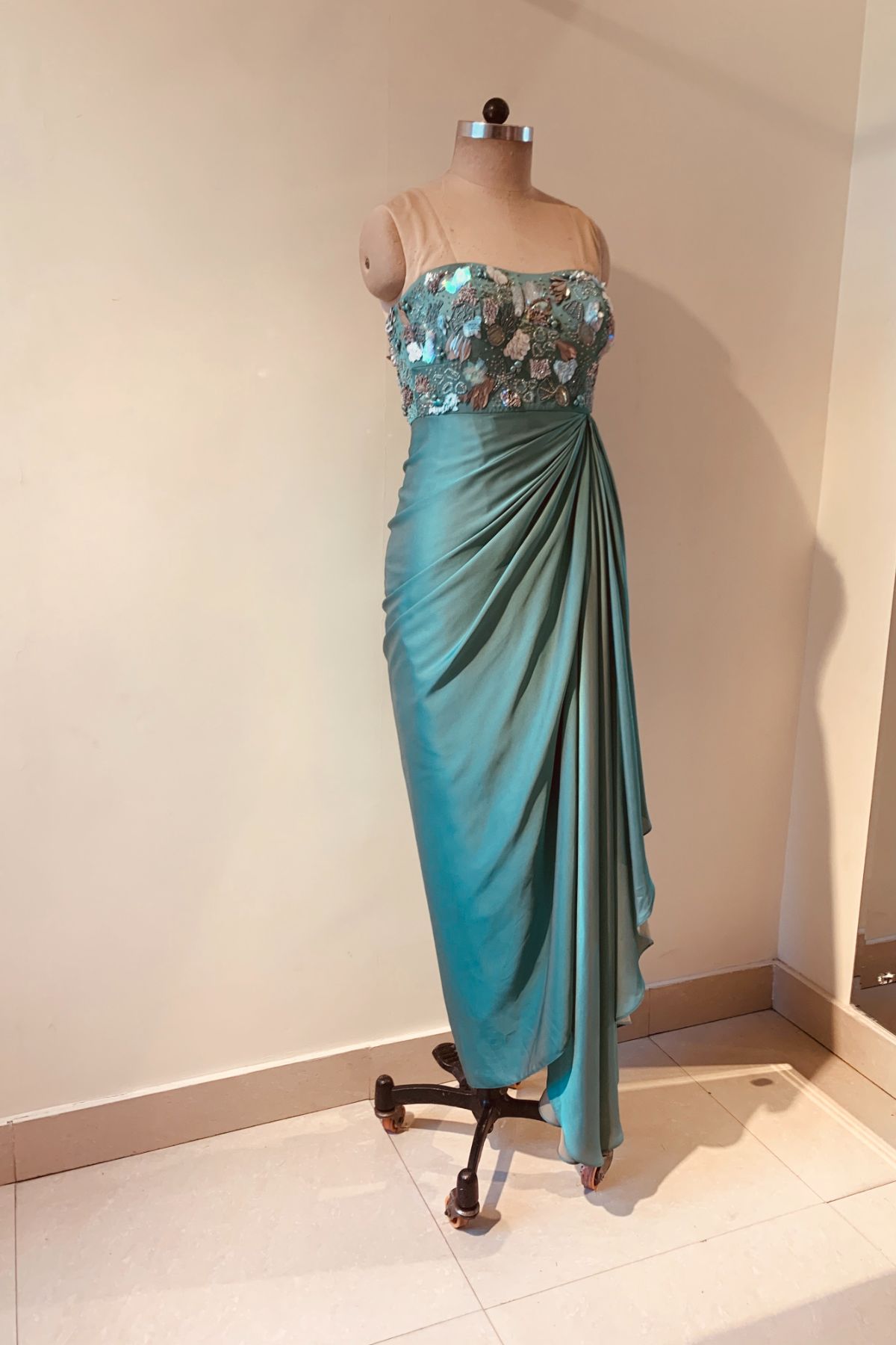 Ocean Drape Gown