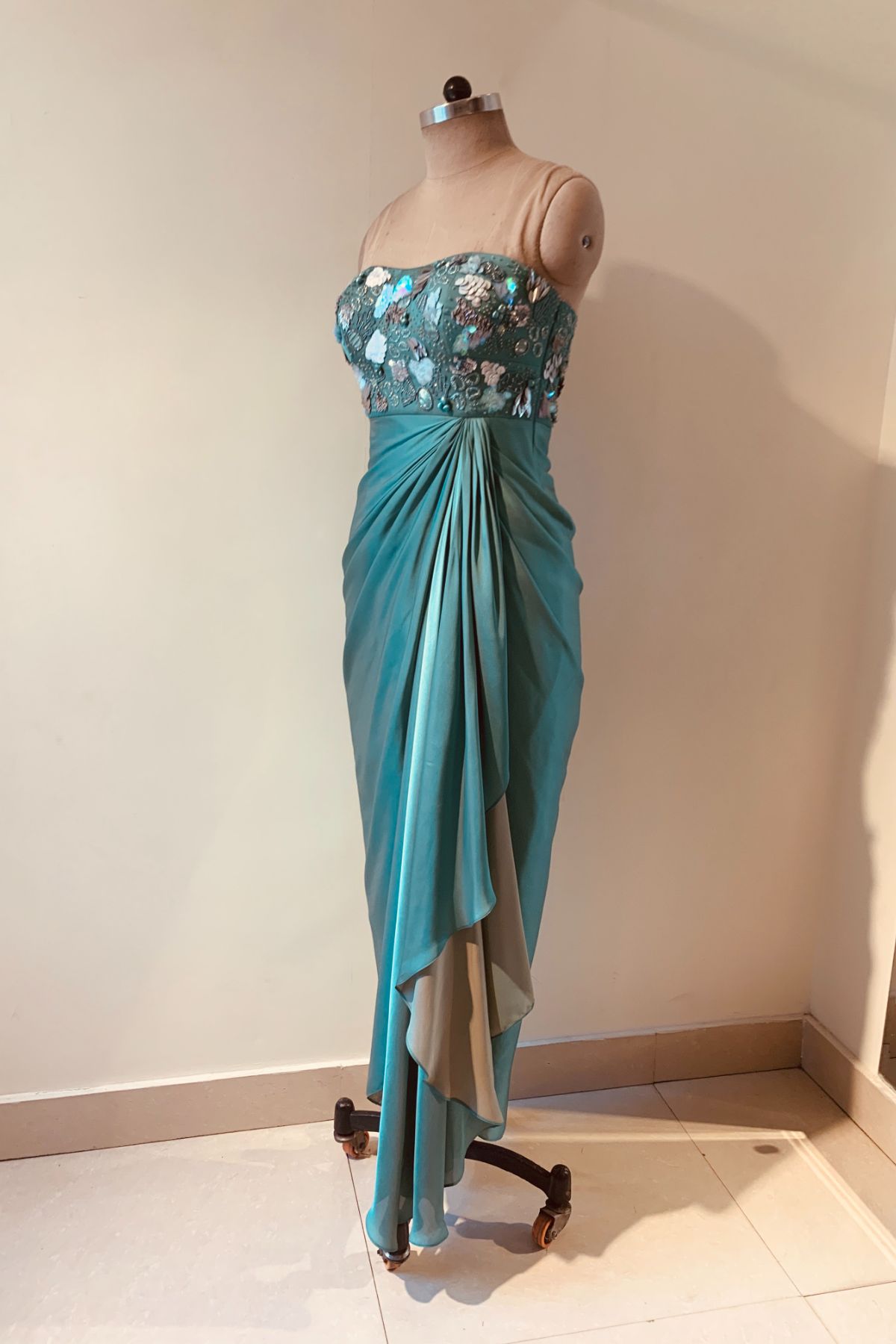 Ocean Drape Gown