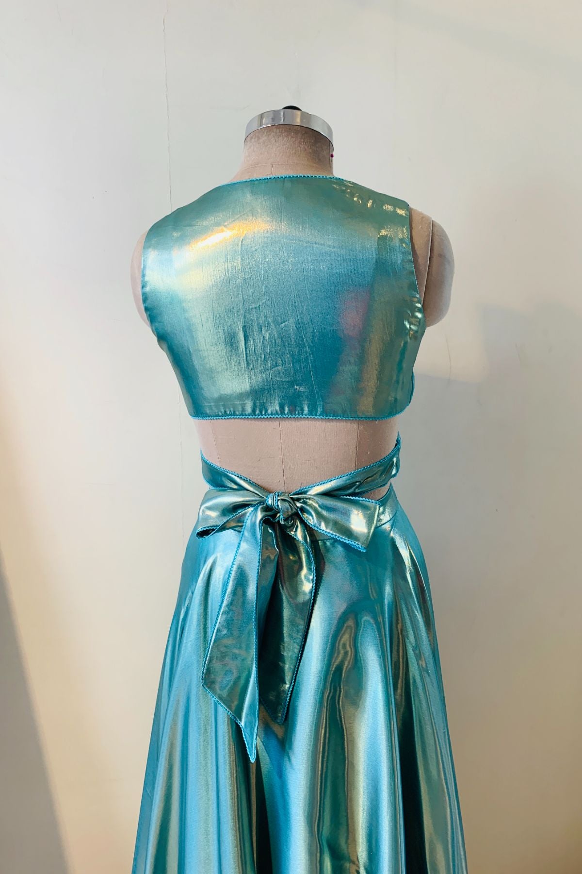Ocean Wrap Lehenga
