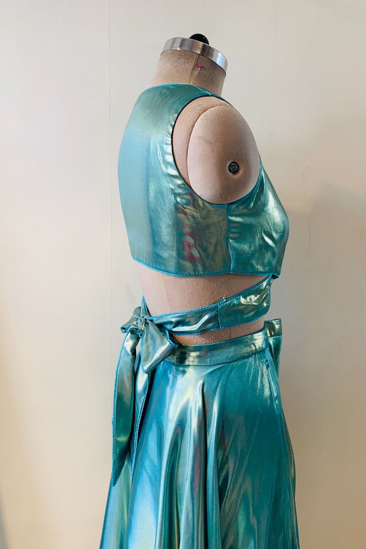 Ocean Wrap Lehenga