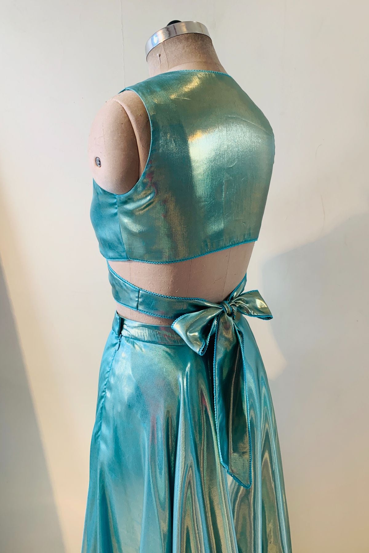 Ocean Wrap Lehenga