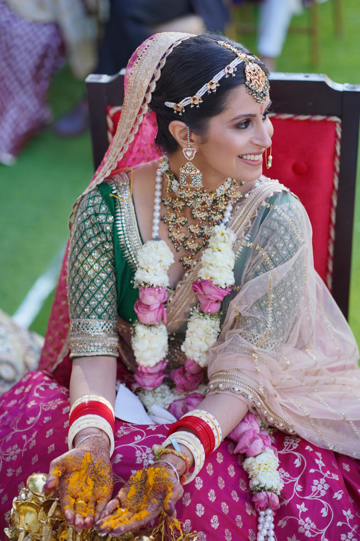 Fuchsia Bridal Lehenga